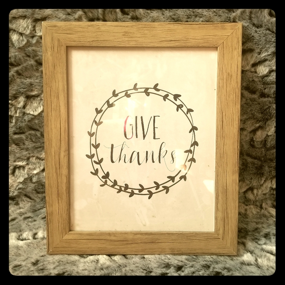 Faux Wood Picture Frame